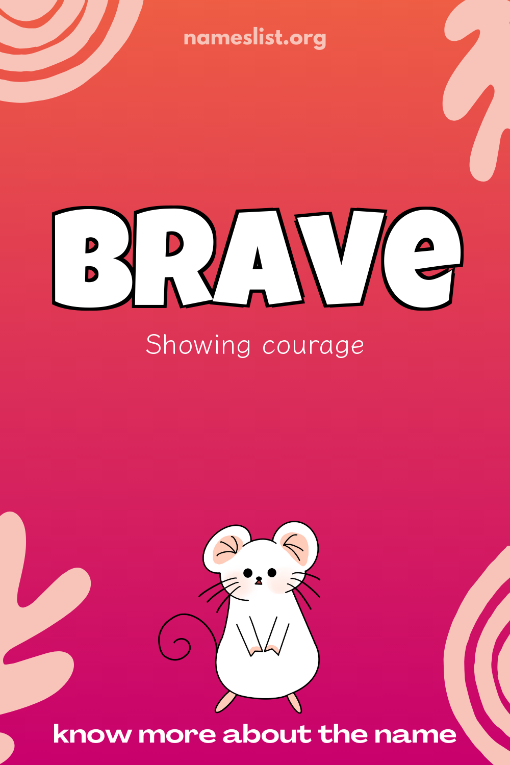 Brave meaning and origin