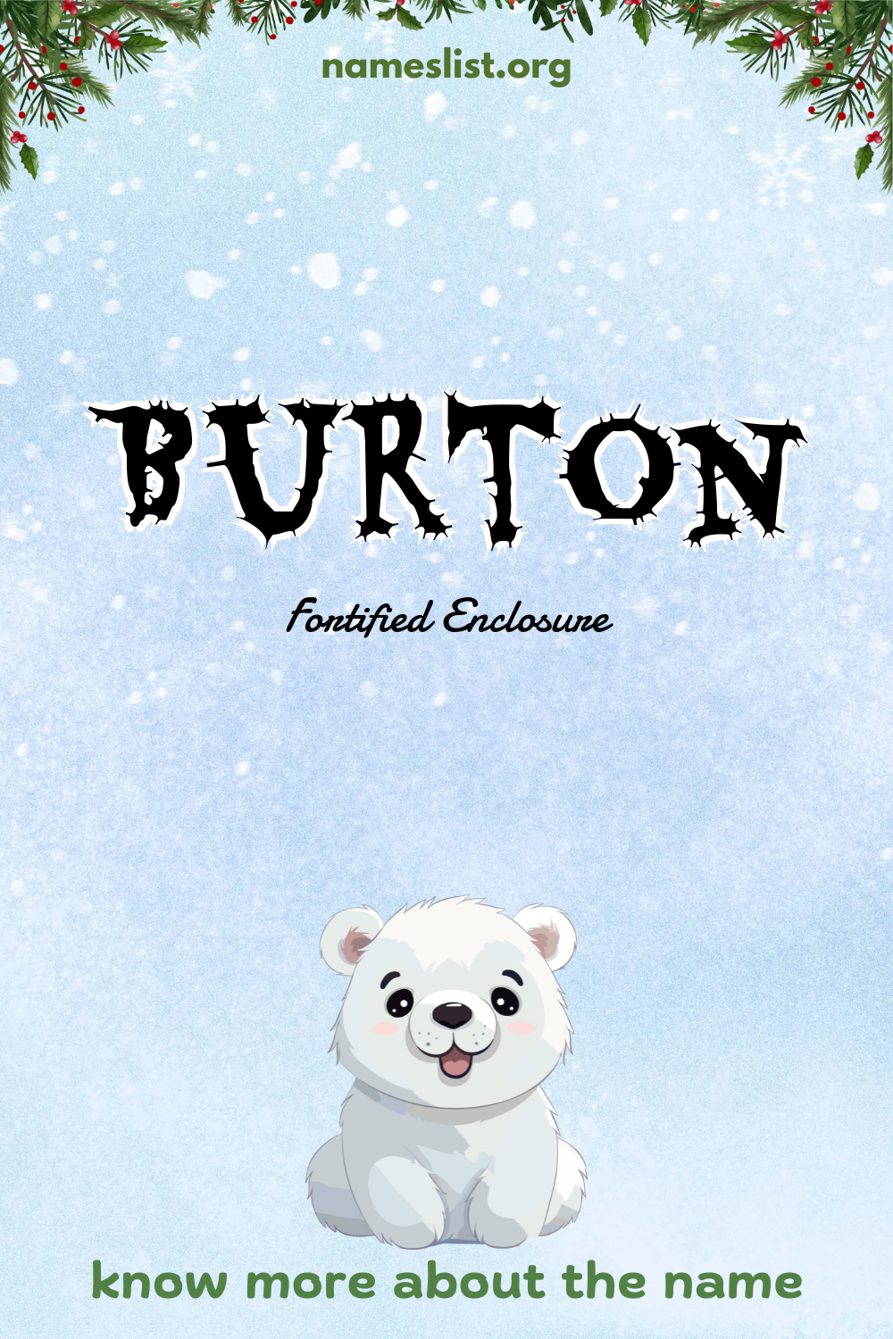 Burton meaning and origin