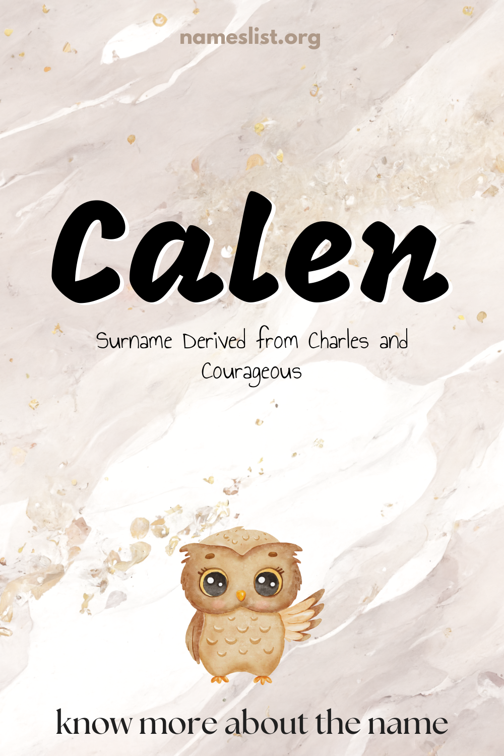 Calen meaning and origin