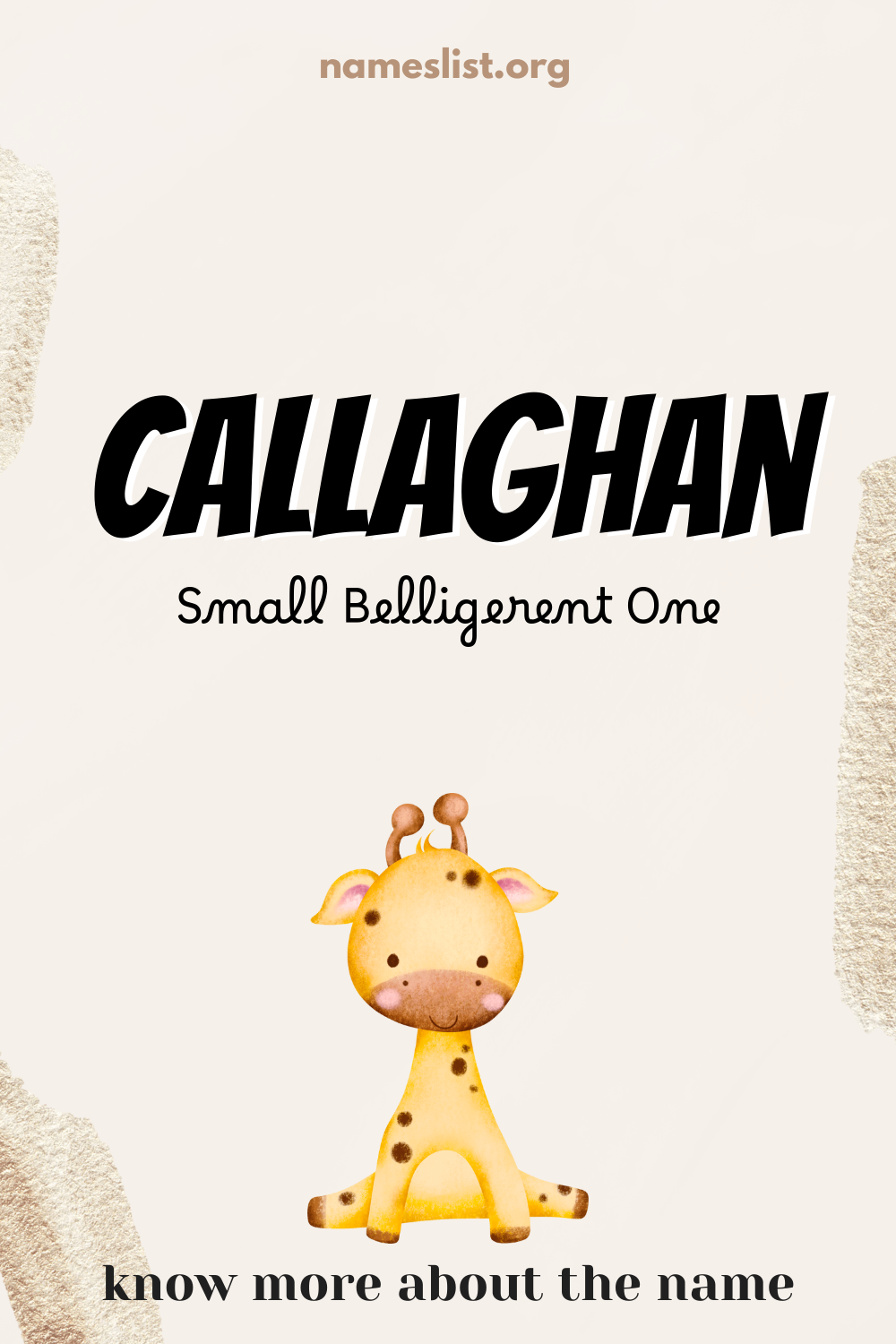 Callaghan meaning and origin