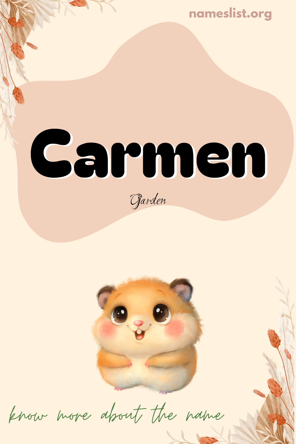 Carmen meaning and origin