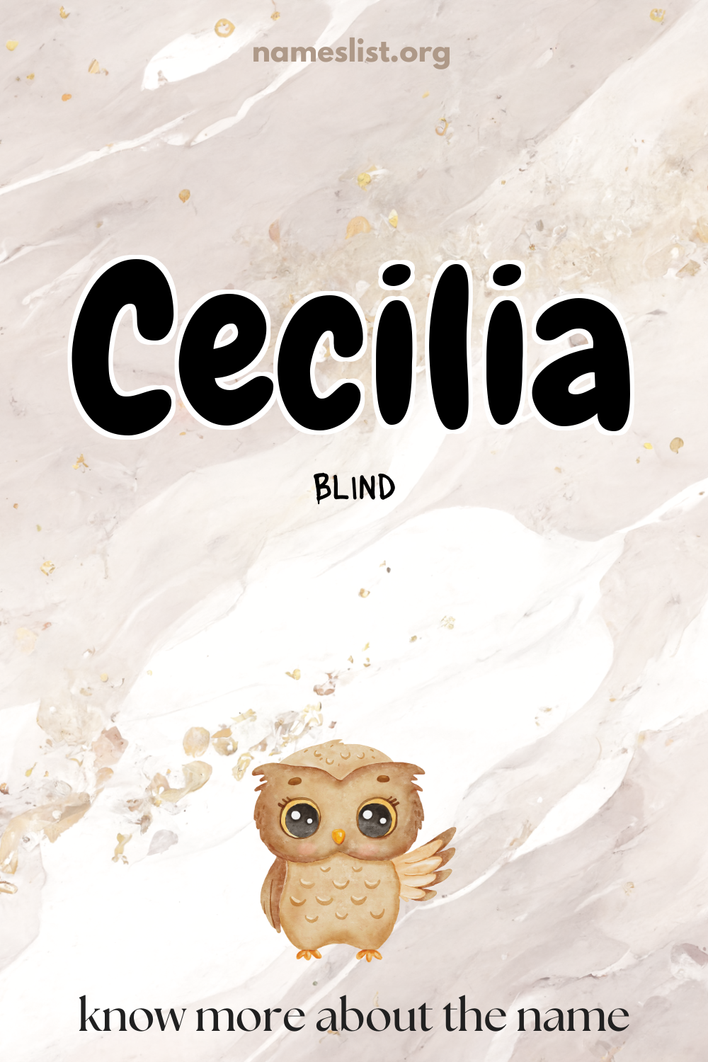 Cecilia meaning and origin