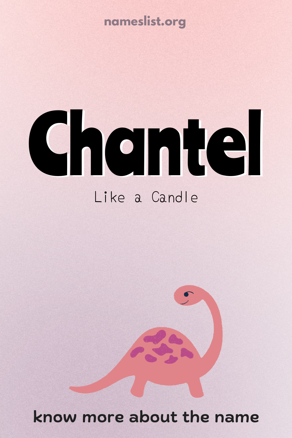 Chantel meaning and origin