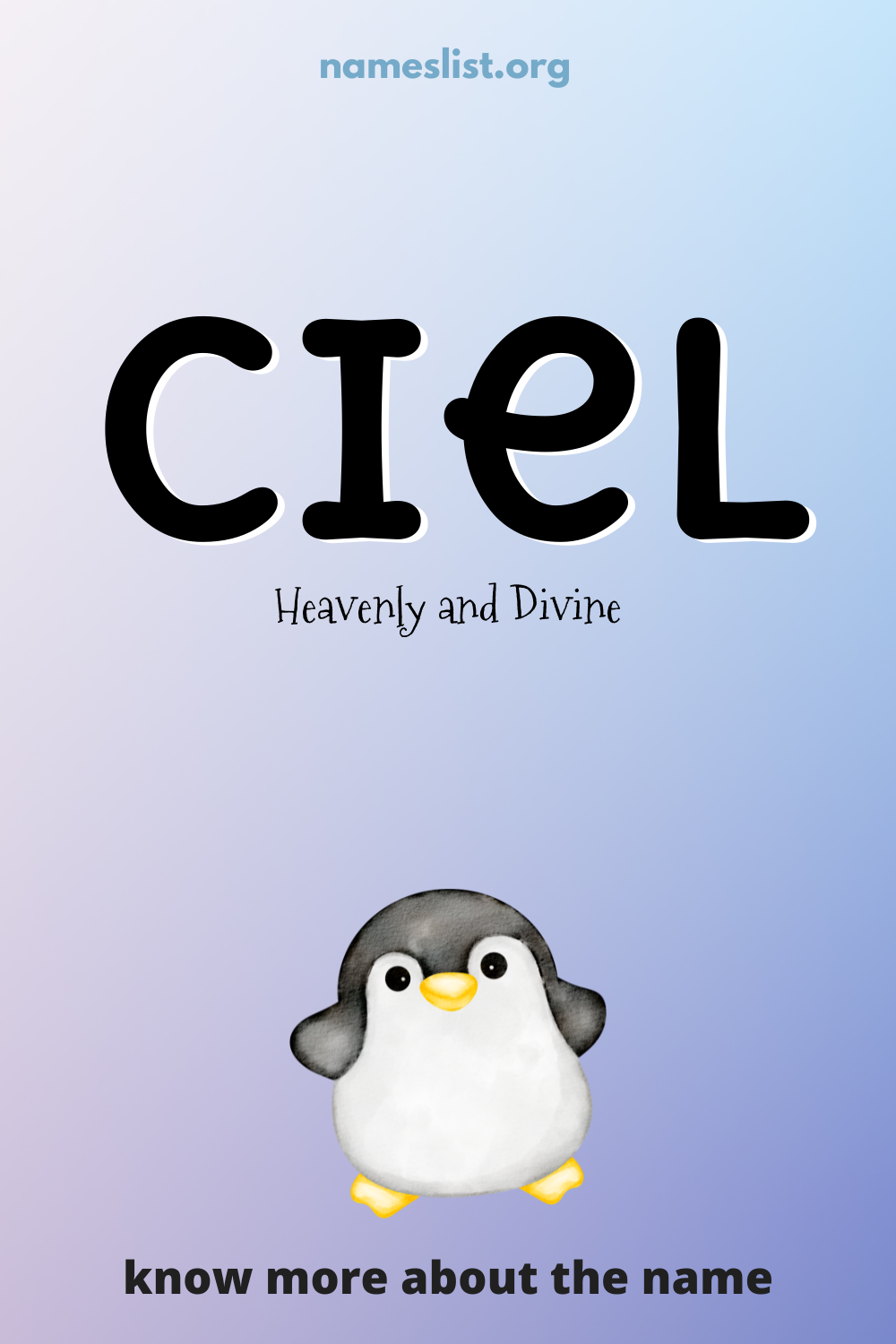 Ciel meaning and origin