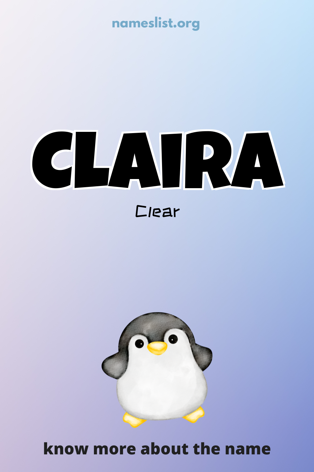 Claira meaning and origin
