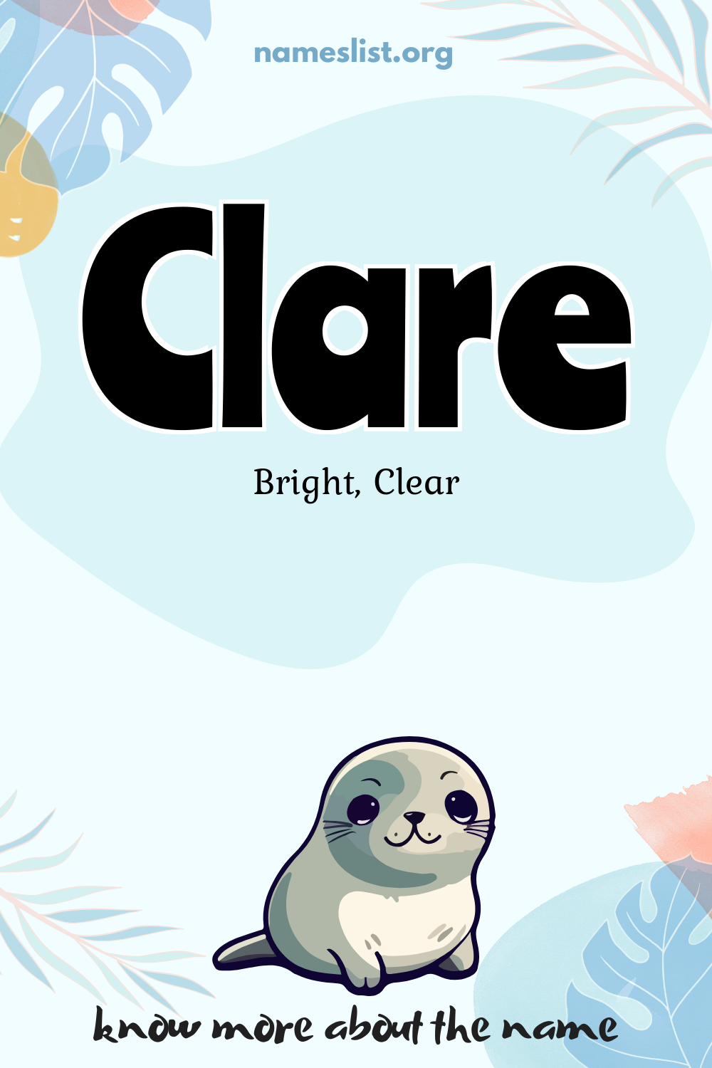 Clare meaning and origin