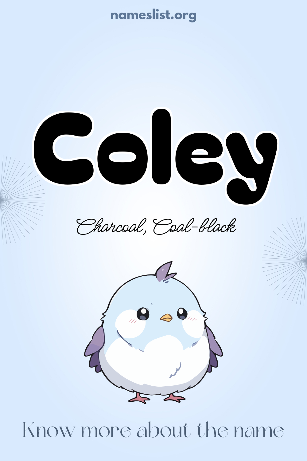 Coley meaning and origin