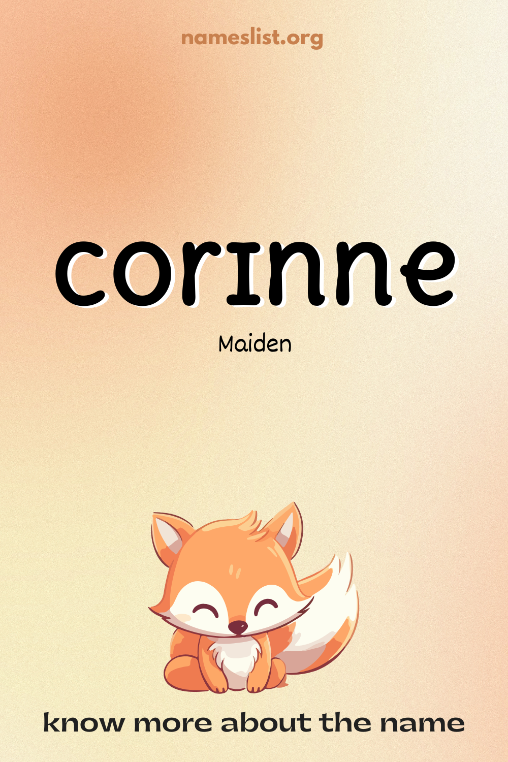 Corinne meaning and origin