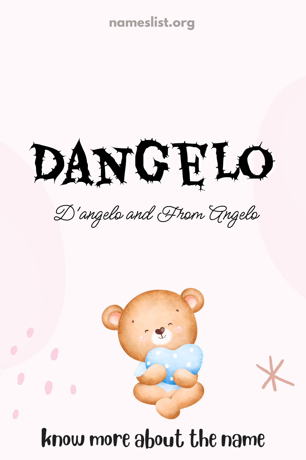 Dangelo meaning and origin