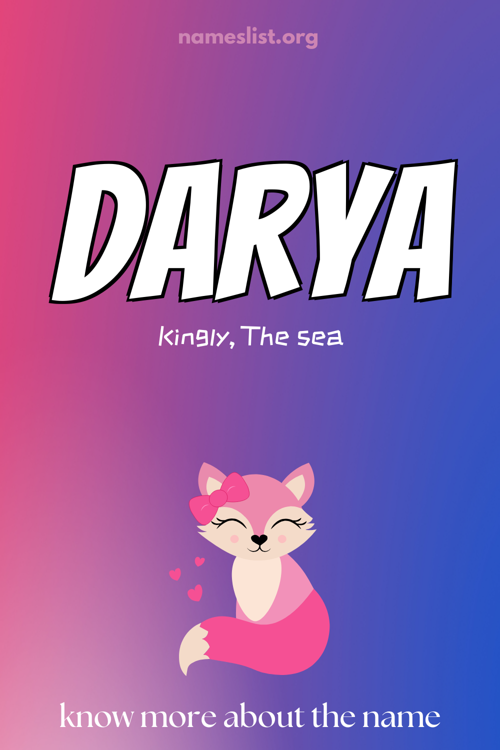 Darya meaning and origin