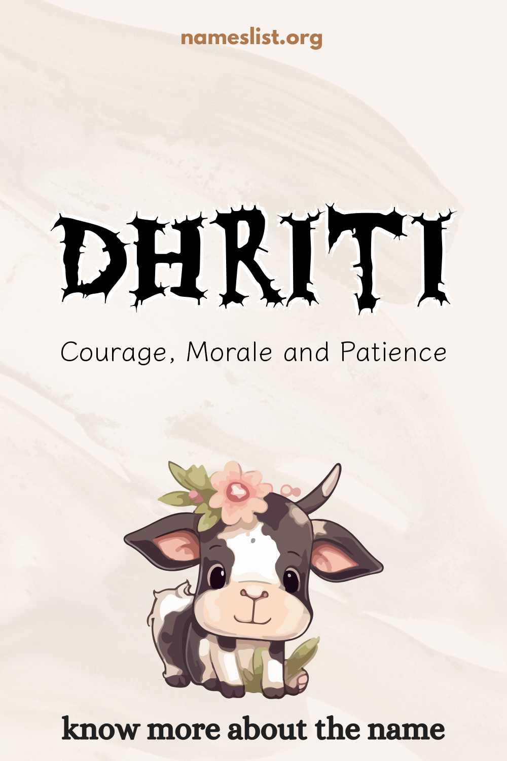 Dhriti meaning and origin