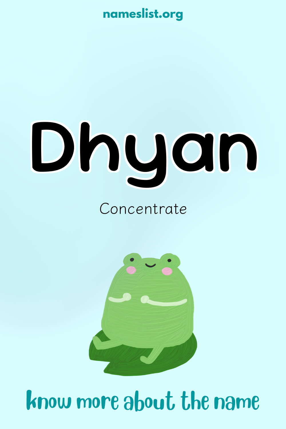 Dhyan meaning and origin