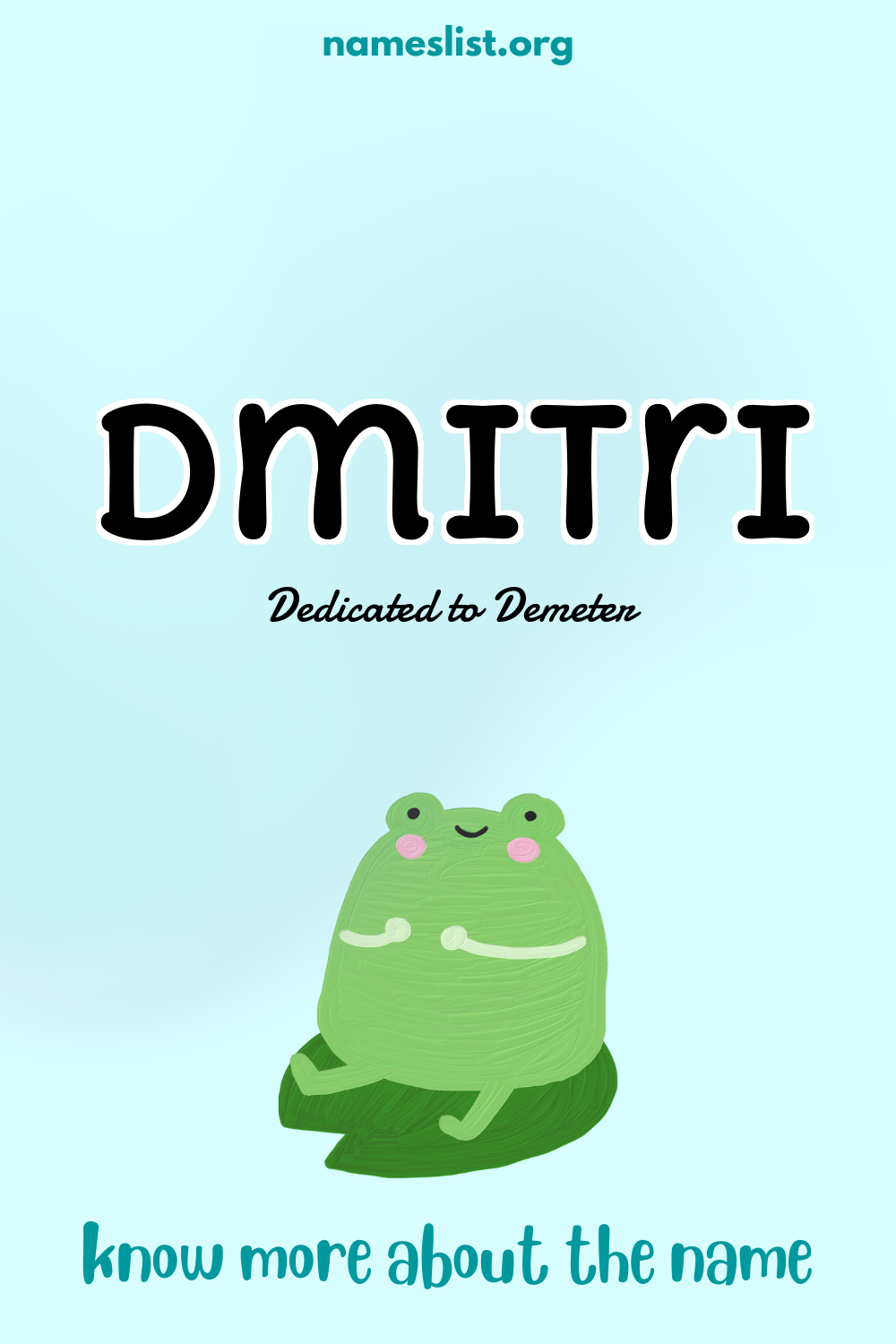 Dmitri meaning and origin