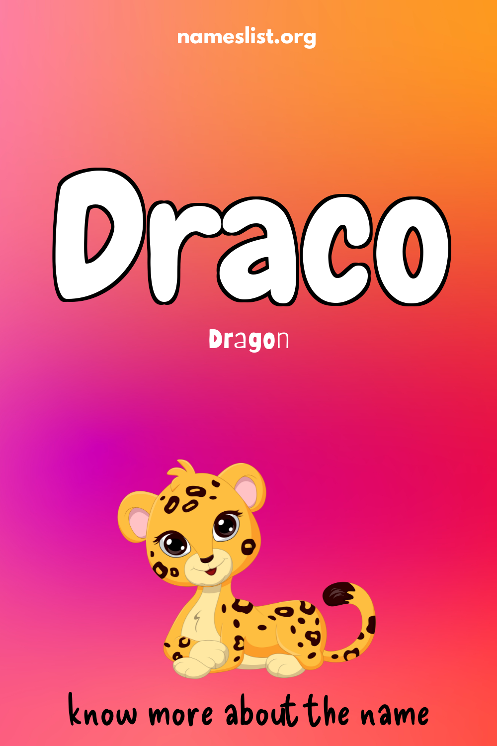 Draco meaning and origin