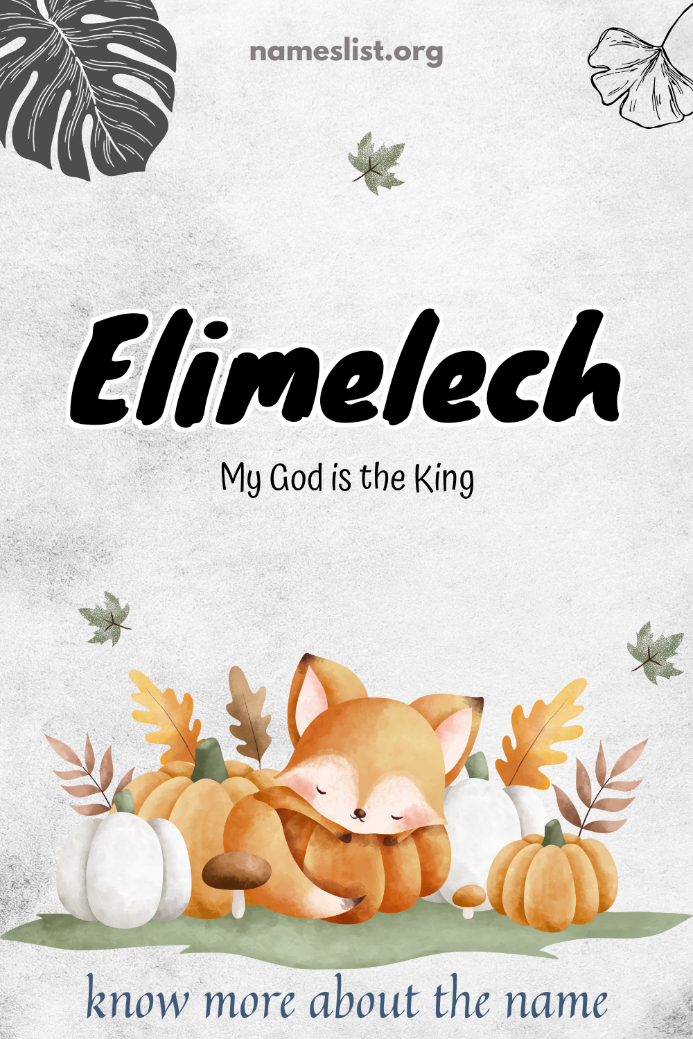 Elimelech meaning and origin
