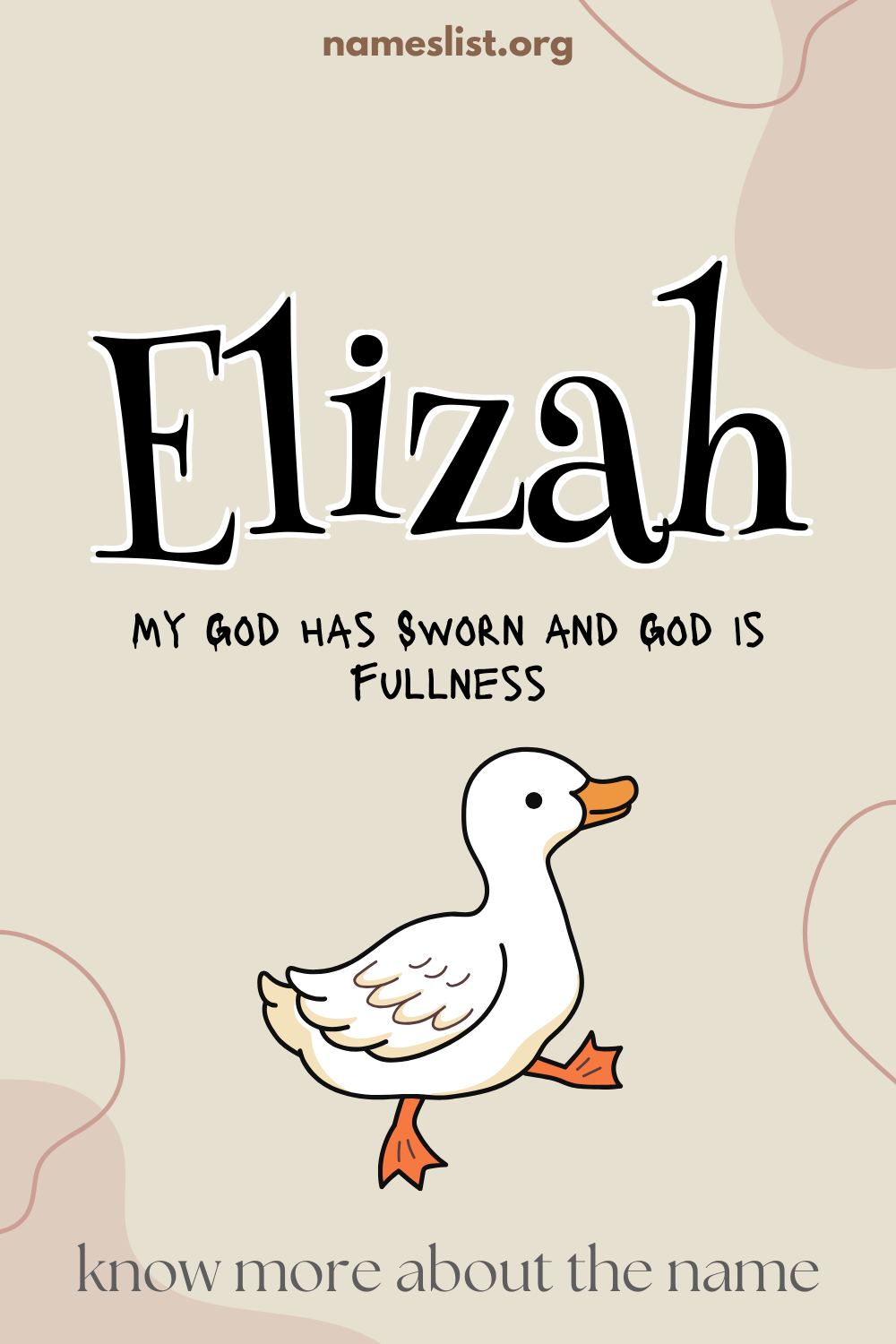 Elizah meaning and origin
