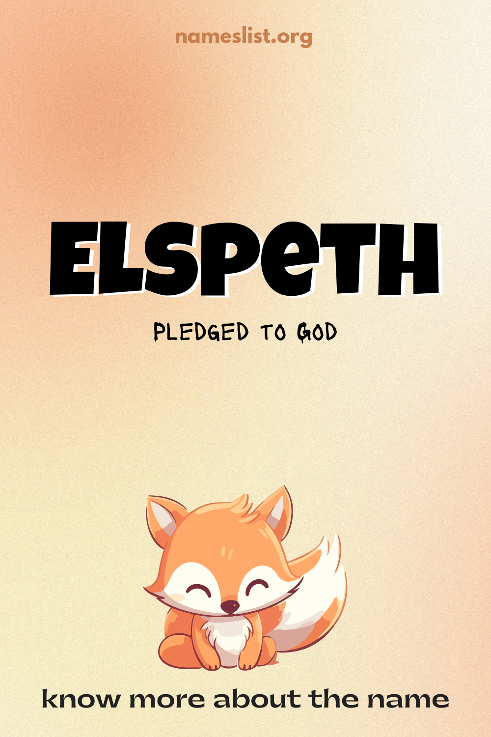 Elspeth meaning and origin