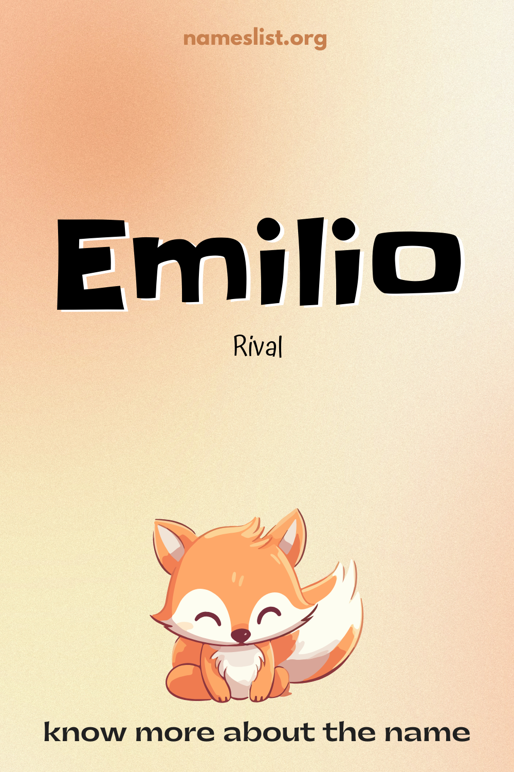 Emilio meaning and origin