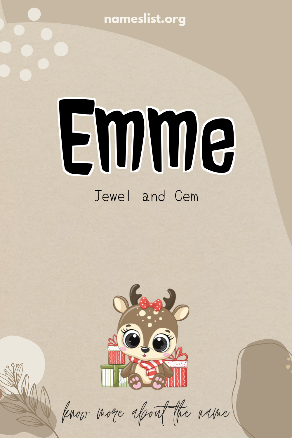Emme meaning and origin
