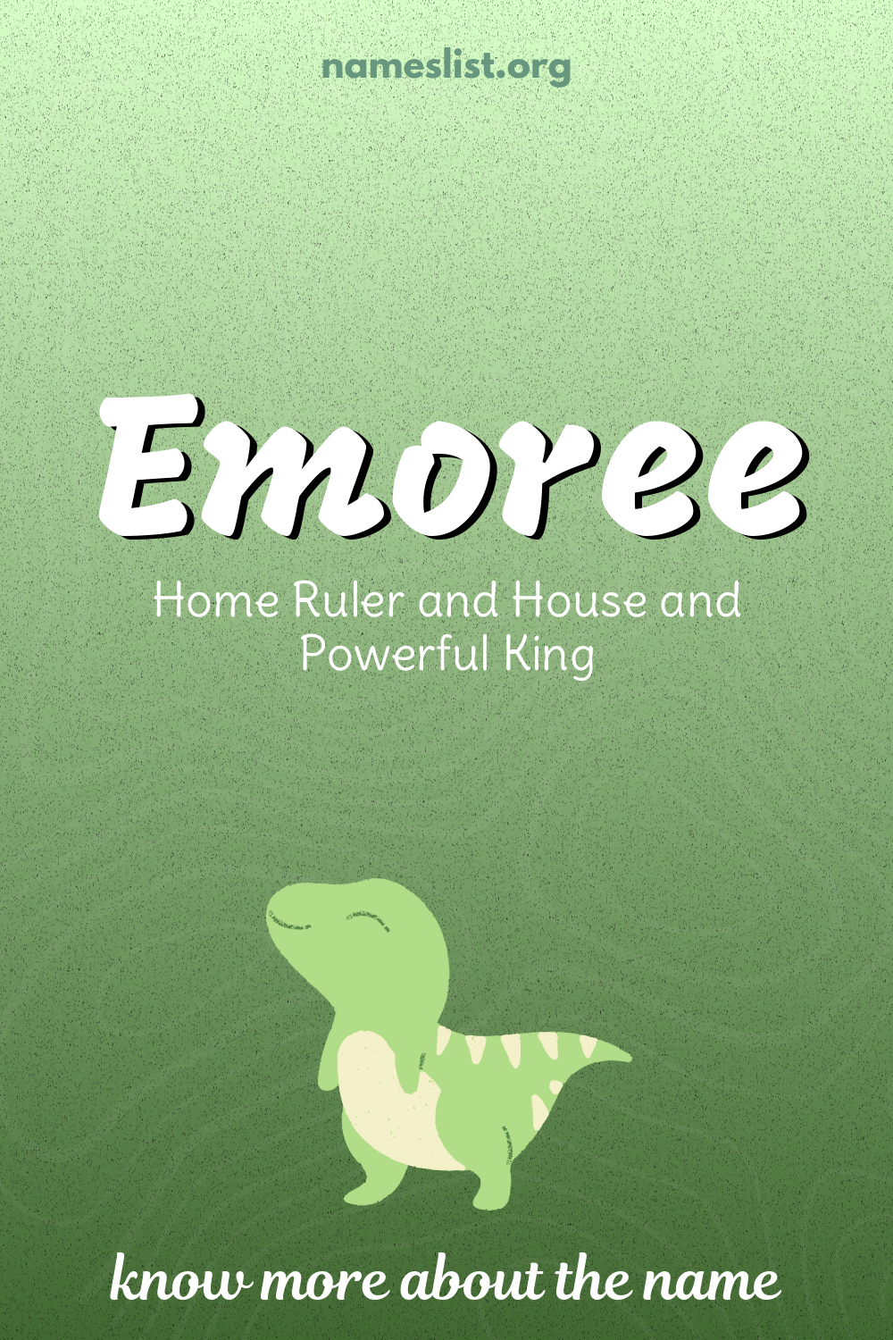 Emoree meaning and origin