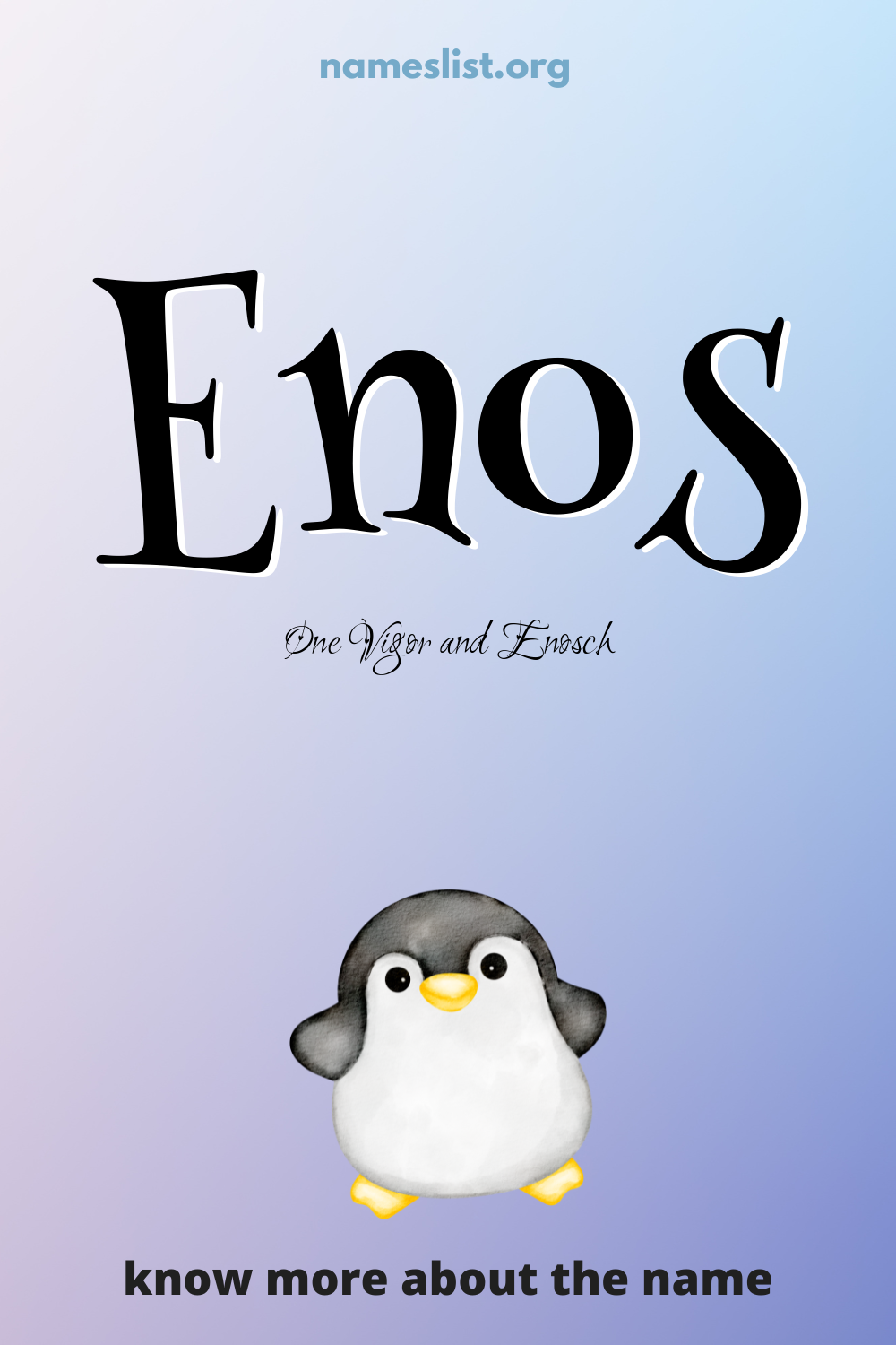Enos meaning and origin