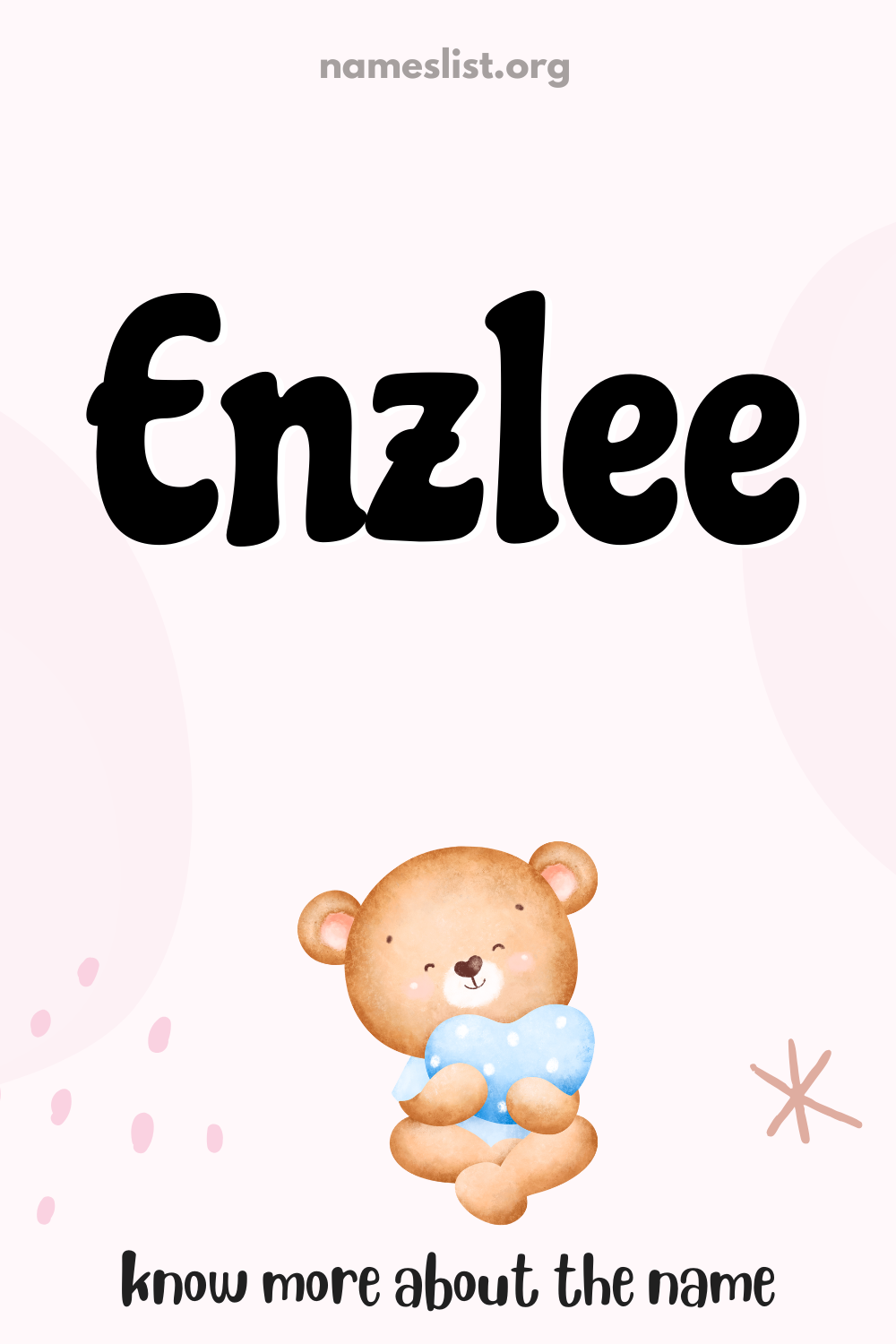 Enzlee meaning and origin