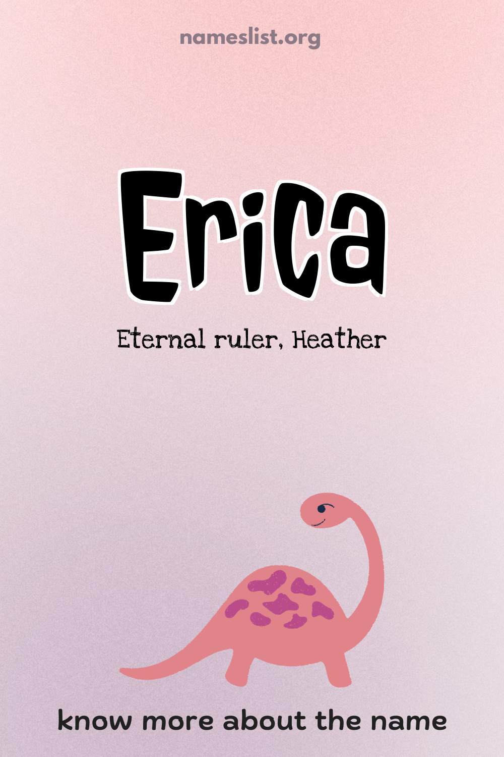 Erica meaning and origin