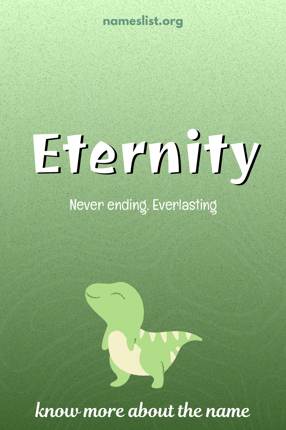 Eternity meaning and origin