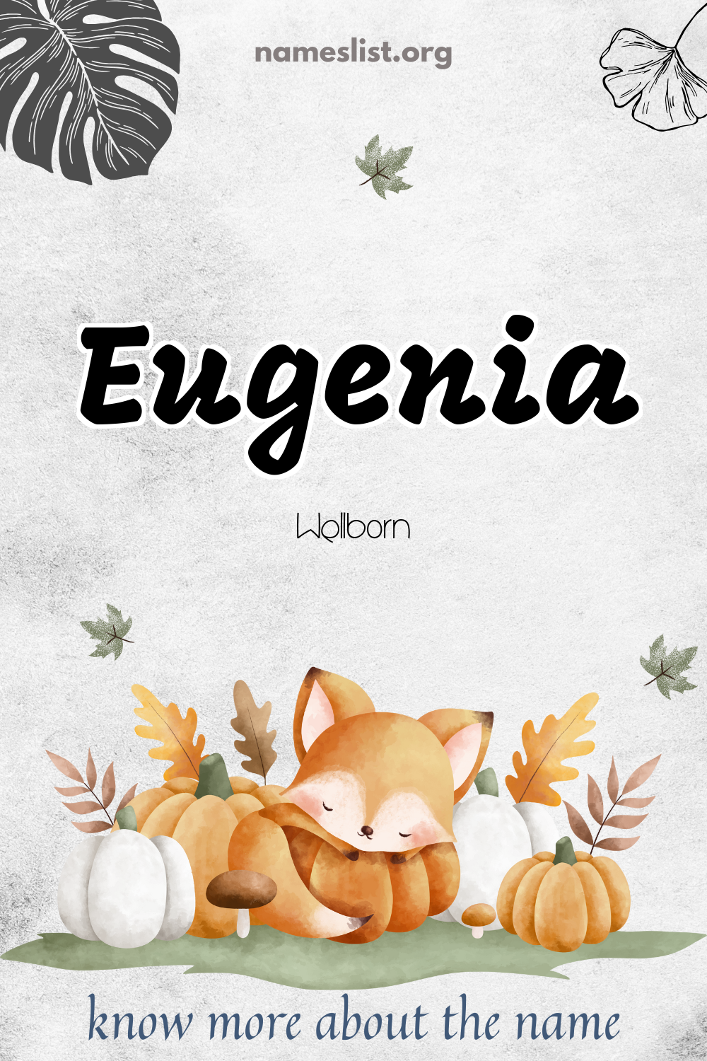 Eugenia meaning and origin