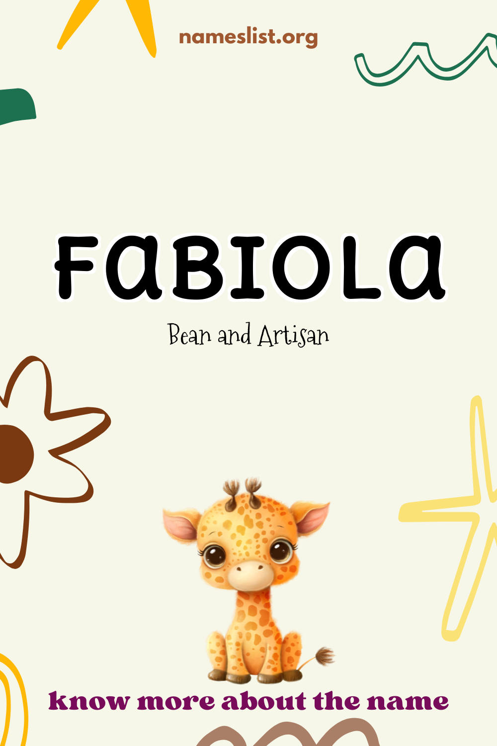 Fabiola meaning and origin