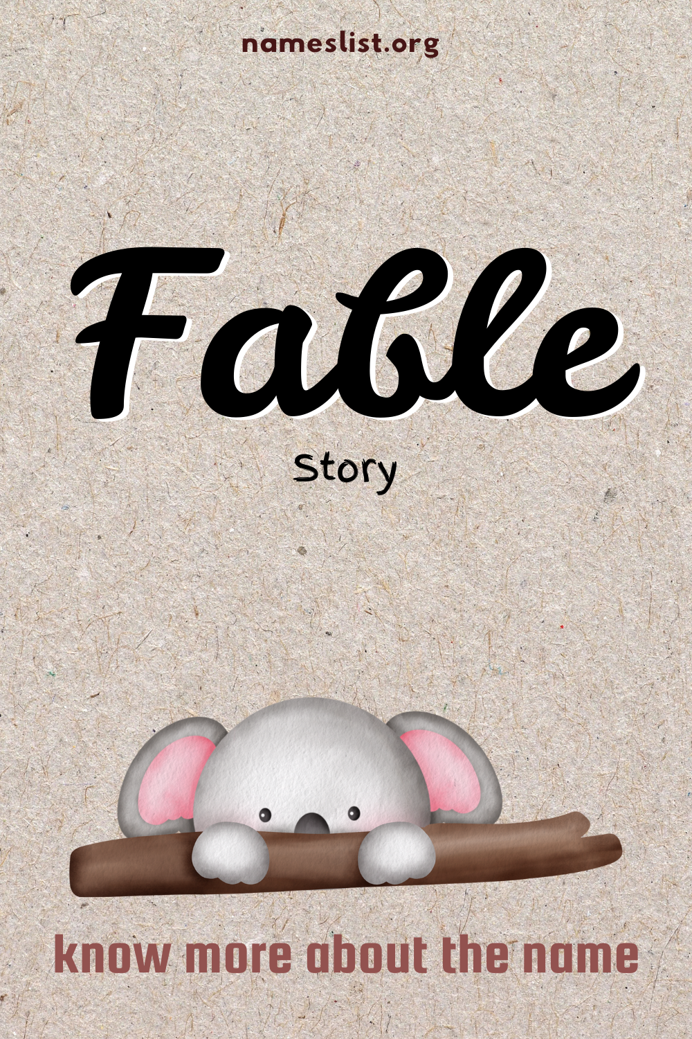 Fable meaning and origin