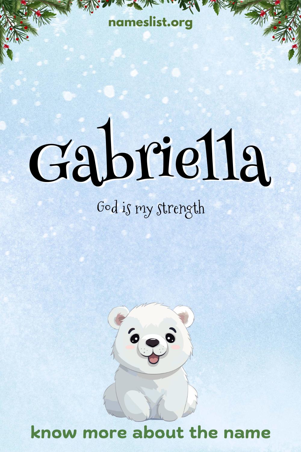Gabriella meaning and origin
