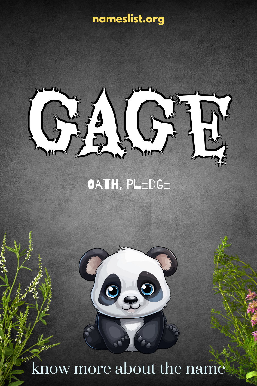 Gage meaning and origin
