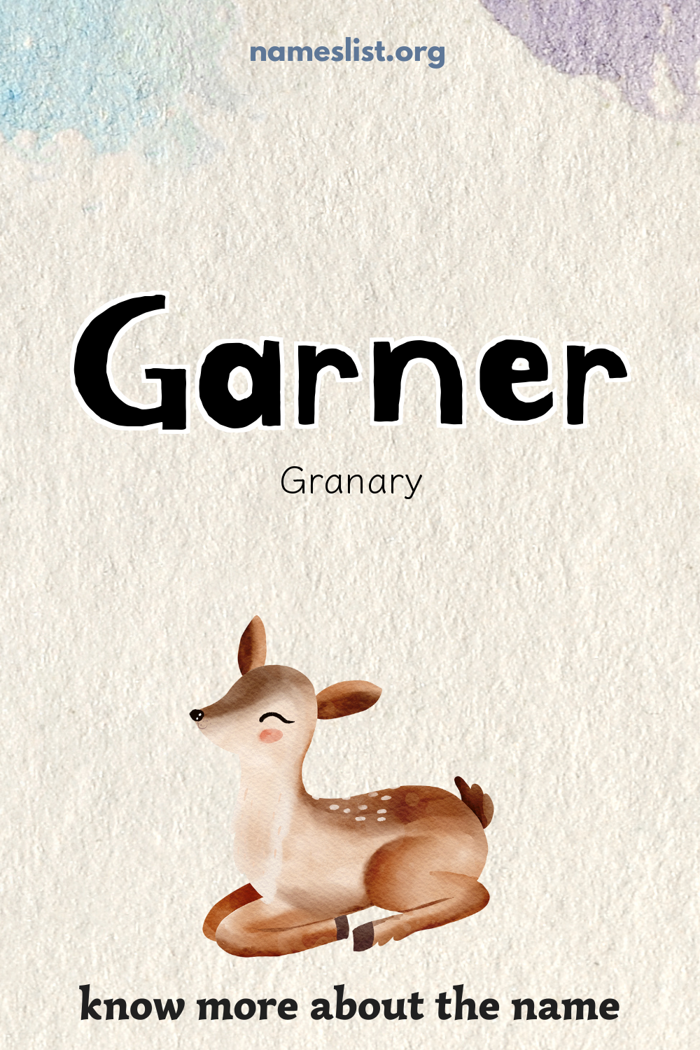 Garner meaning and origin