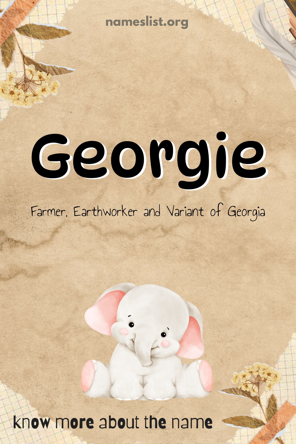 Georgie meaning and origin
