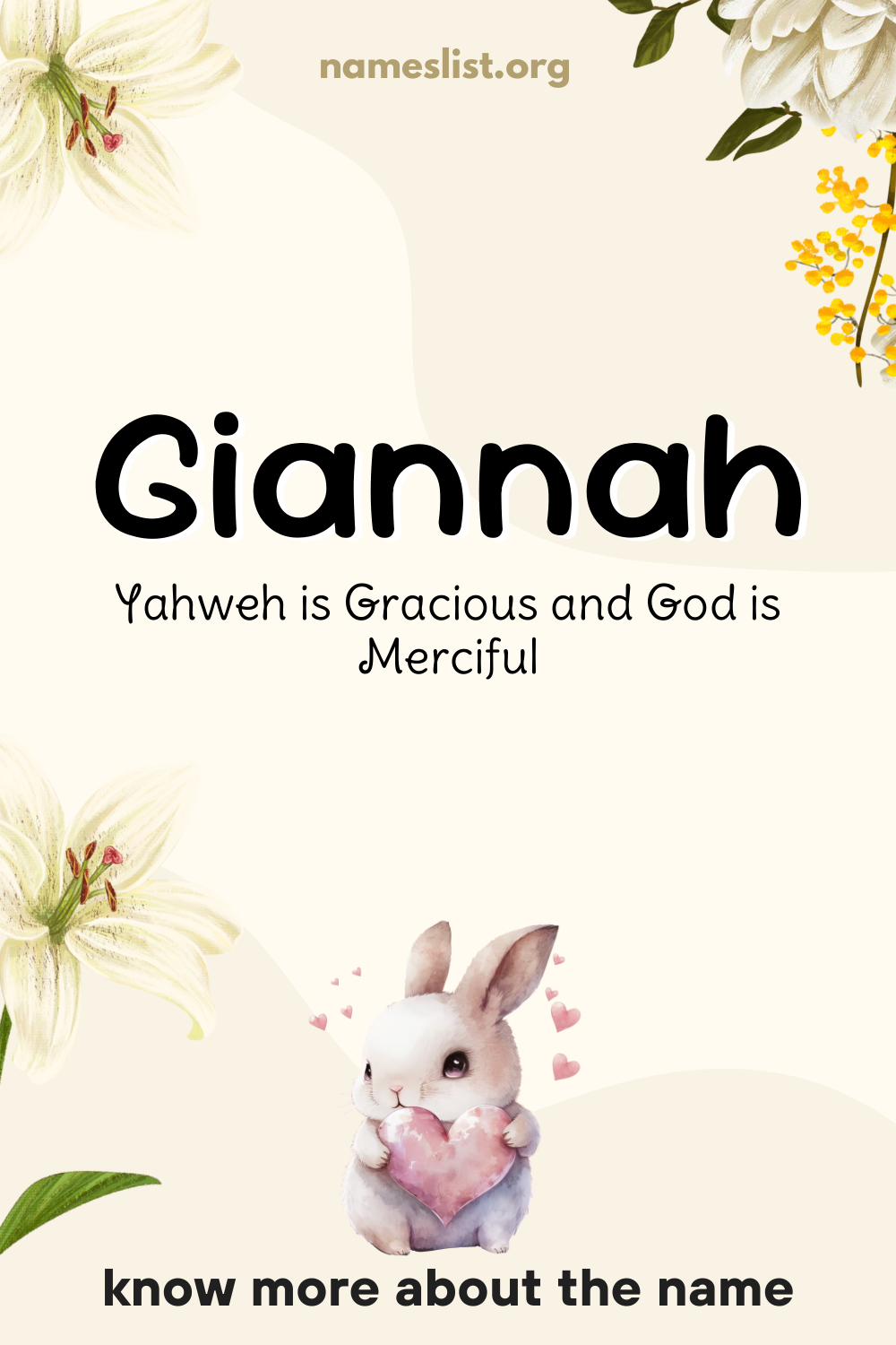 Giannah meaning and origin