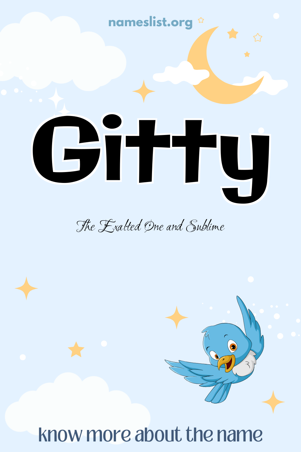 Gitty meaning and origin