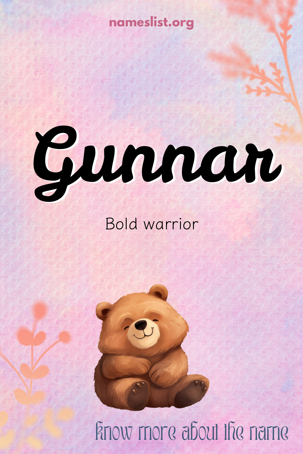Gunnar meaning and origin