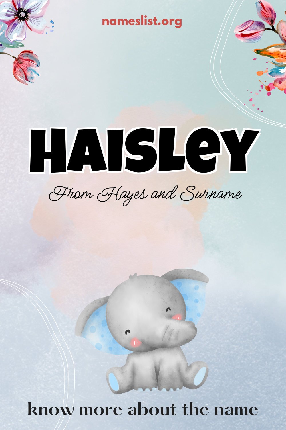 Haisley meaning and origin