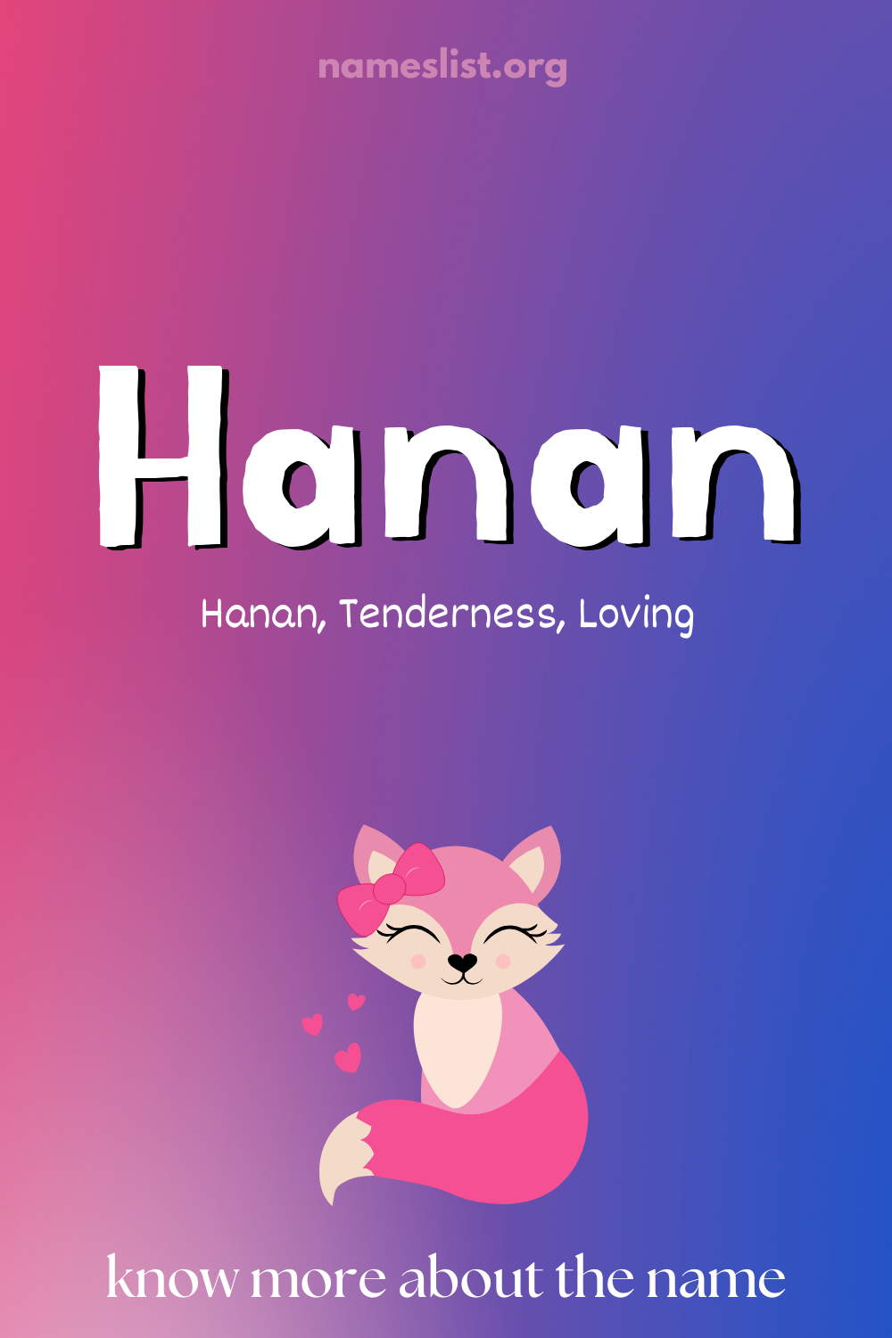 Hanan meaning and origin