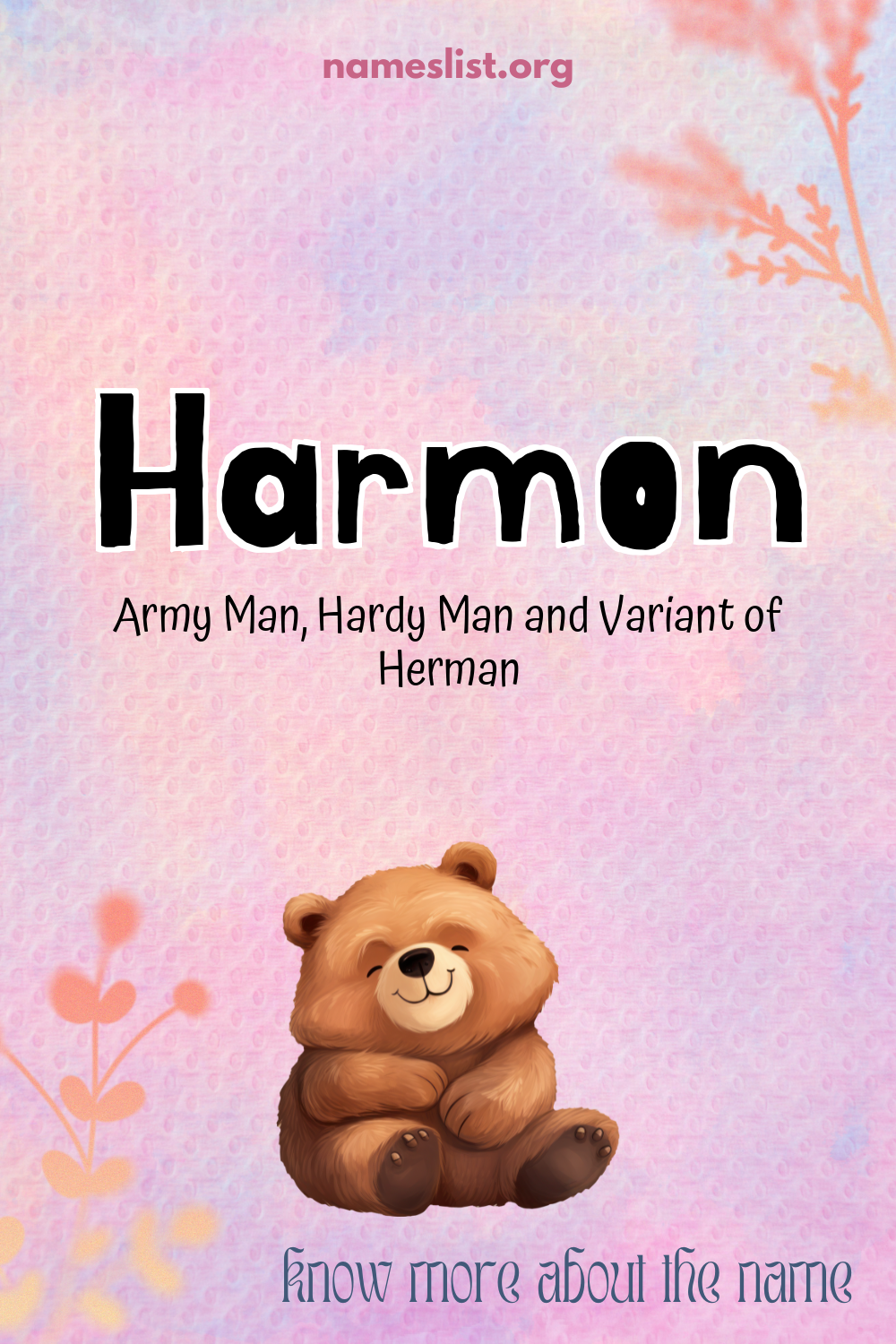 Harmon meaning and origin