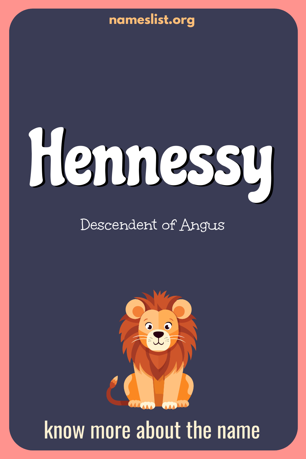 Hennessy meaning and origin