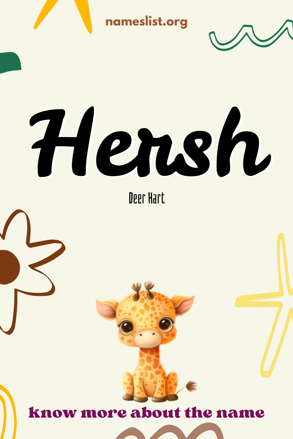Hersh meaning and origin