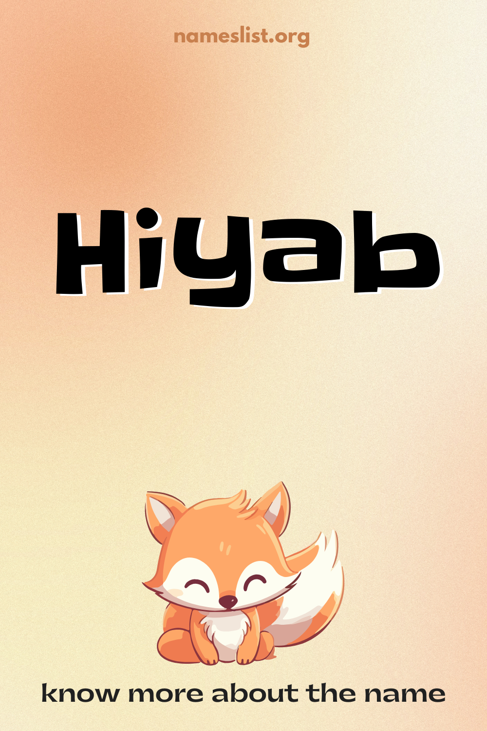 Hiyab meaning and origin