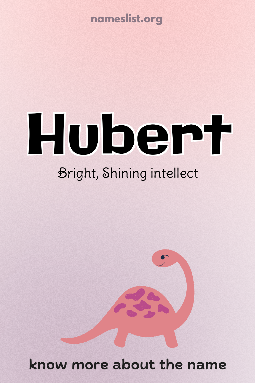 Hubert meaning and origin