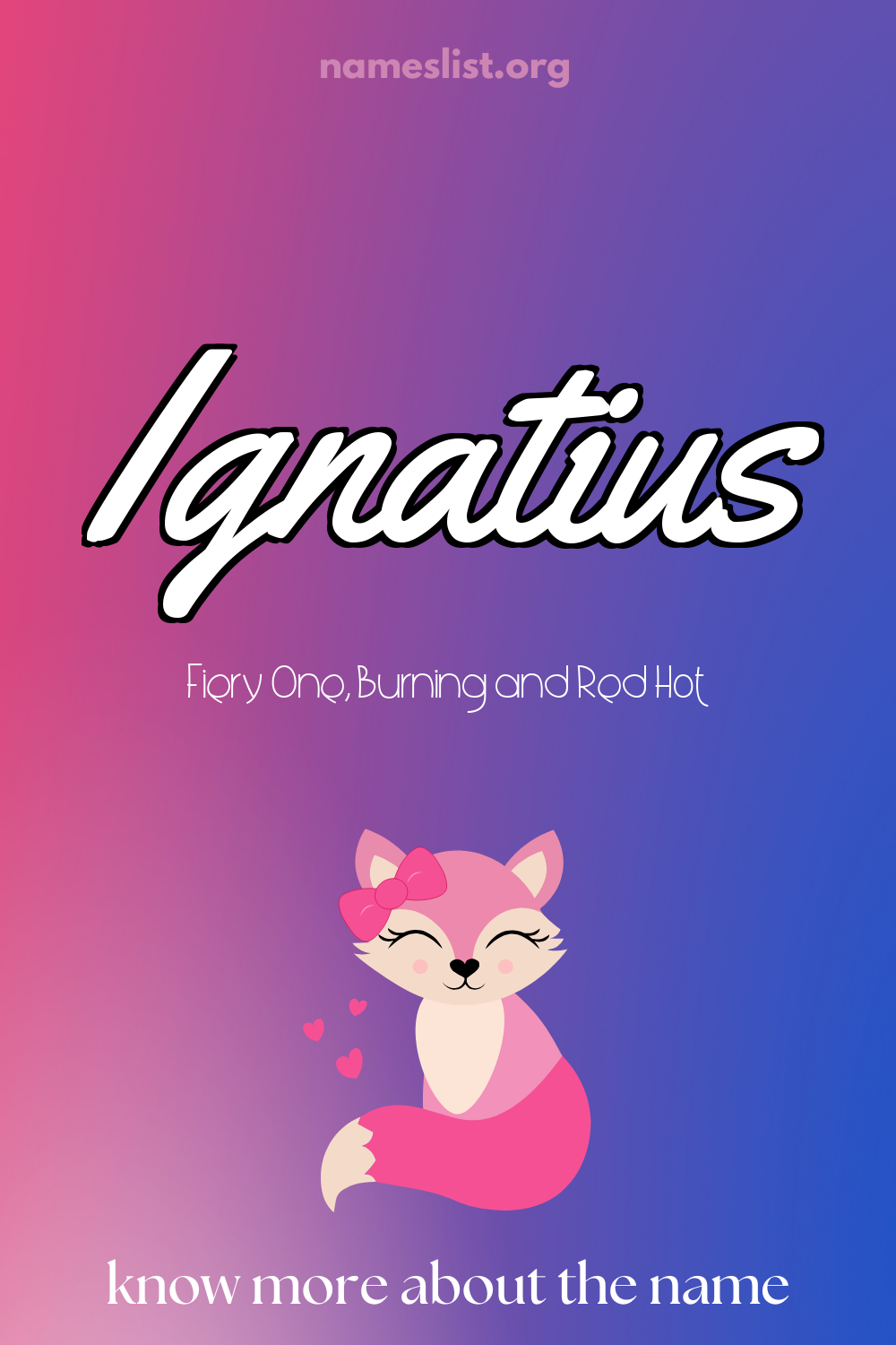 Ignatius meaning and origin