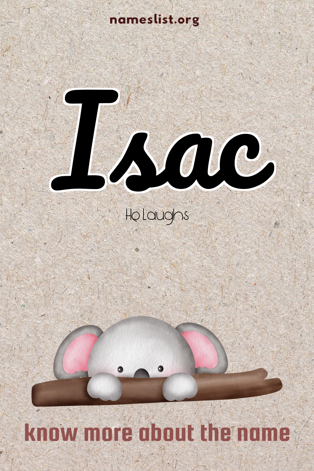 Isac meaning and origin