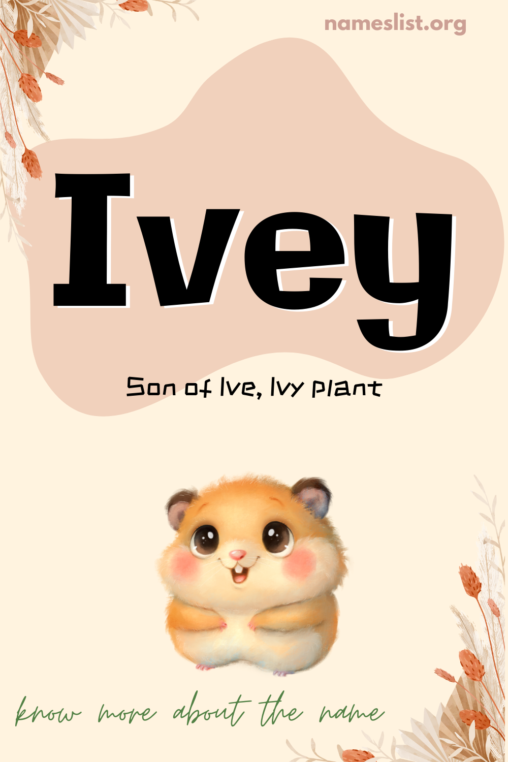 Ivey meaning and origin