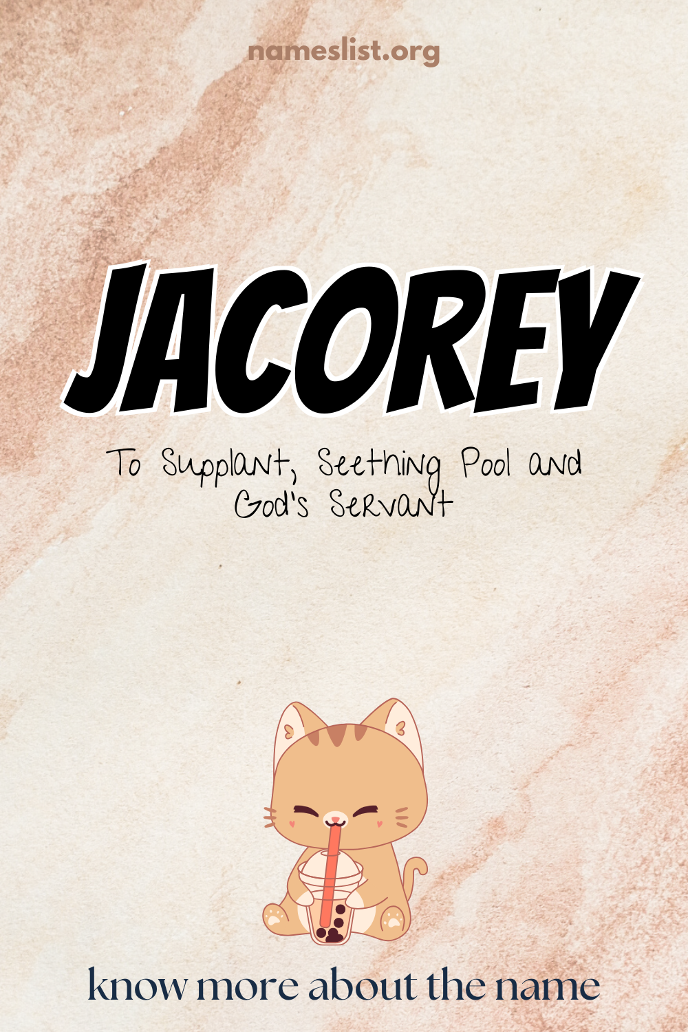 Jacorey meaning and origin