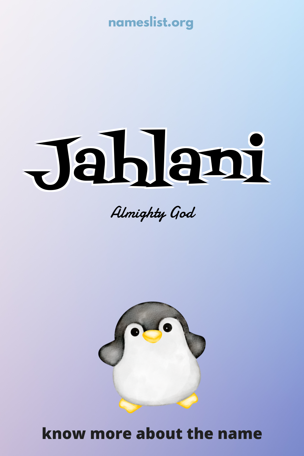Jahlani meaning and origin